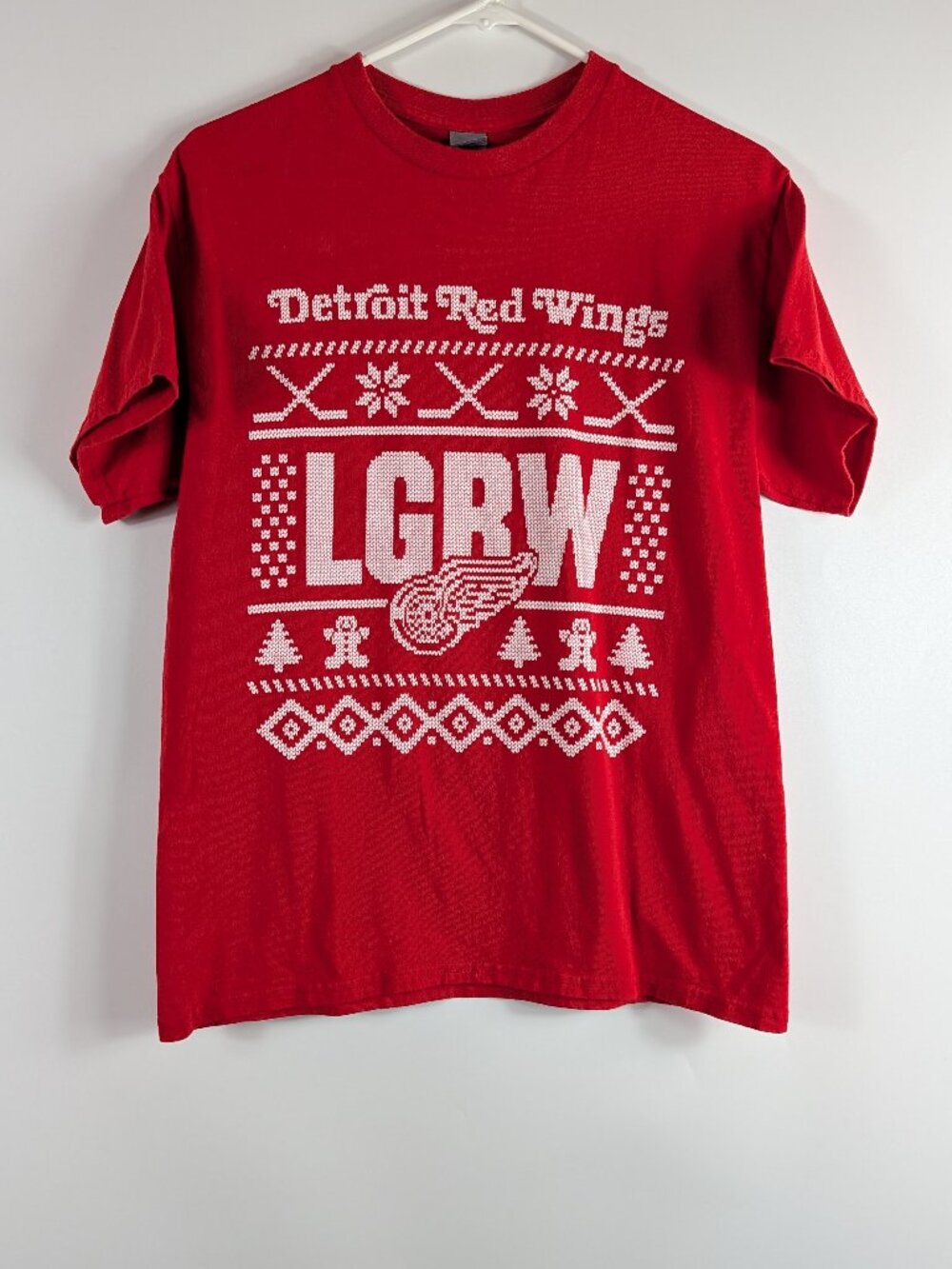 Detroit Red Wings Christmas Sweater T-Shirt Motor City Casino
